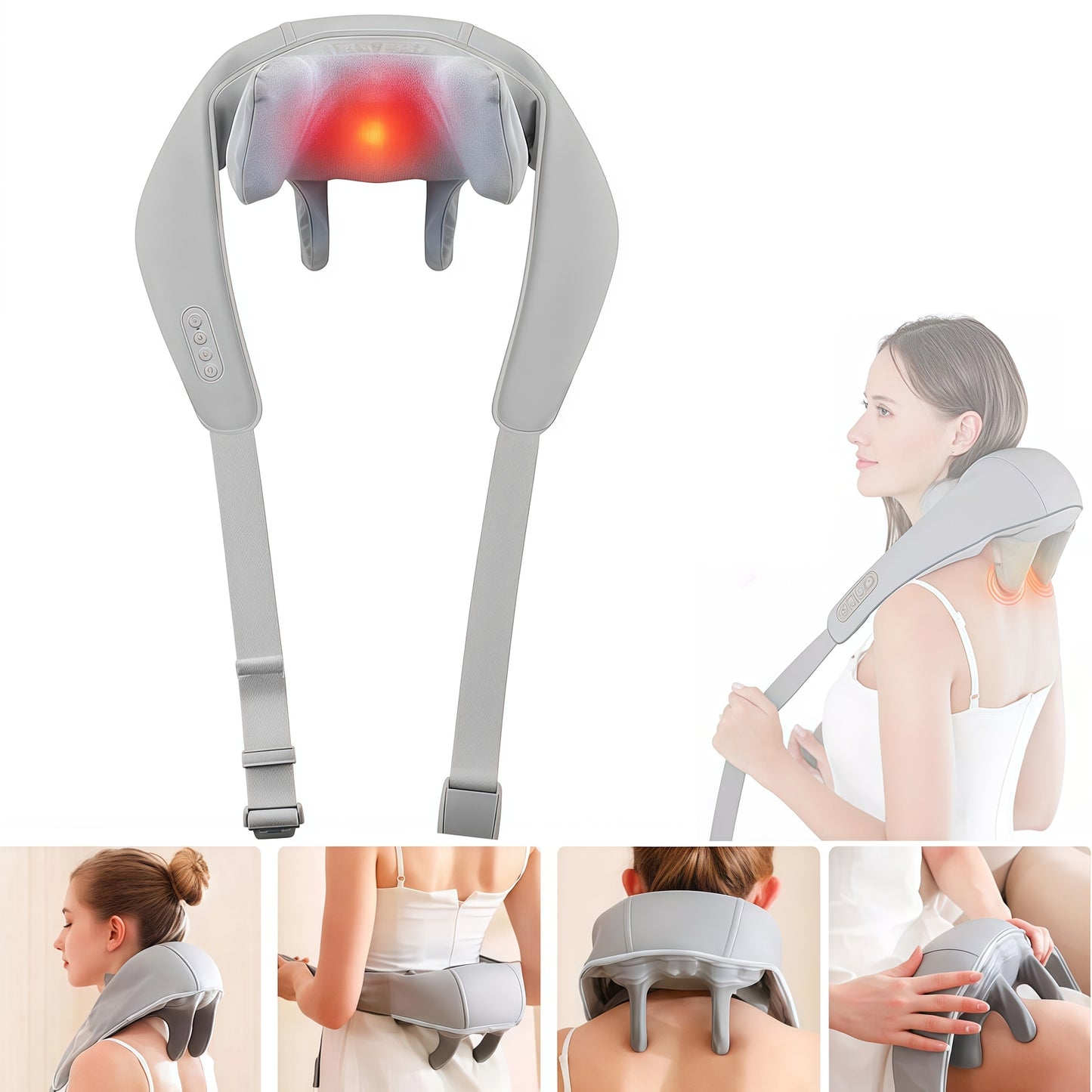Calmero™ Deep Heat Neck & Shoulder Massager