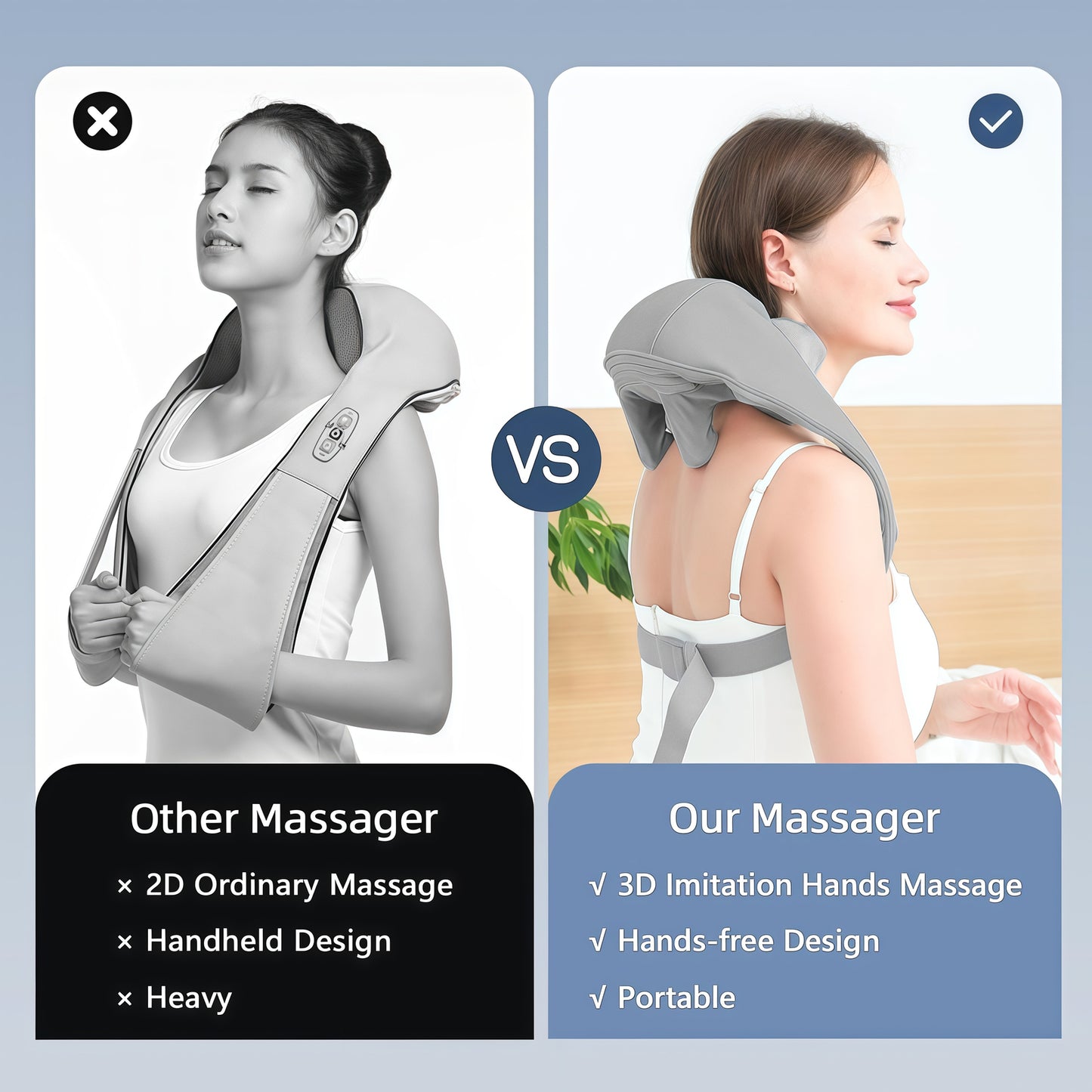 Calmero™ Deep Heat Neck & Shoulder Massager